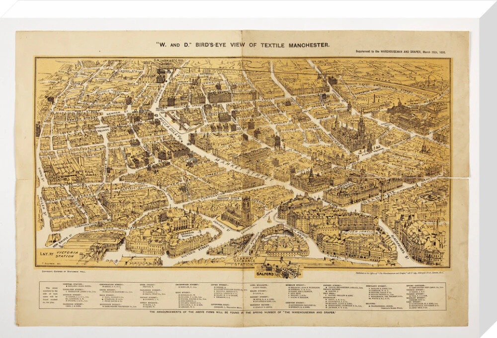 Textile map of Manchester - Image 66