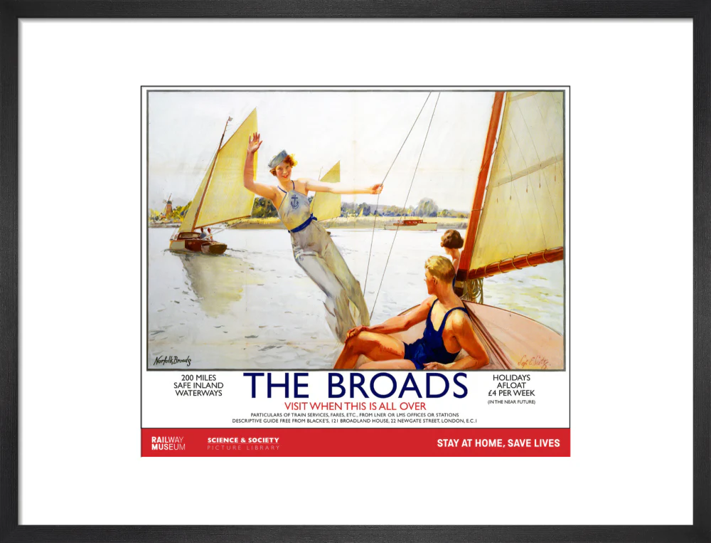 New Lockdown Travel Poster - The Broads - Image 13