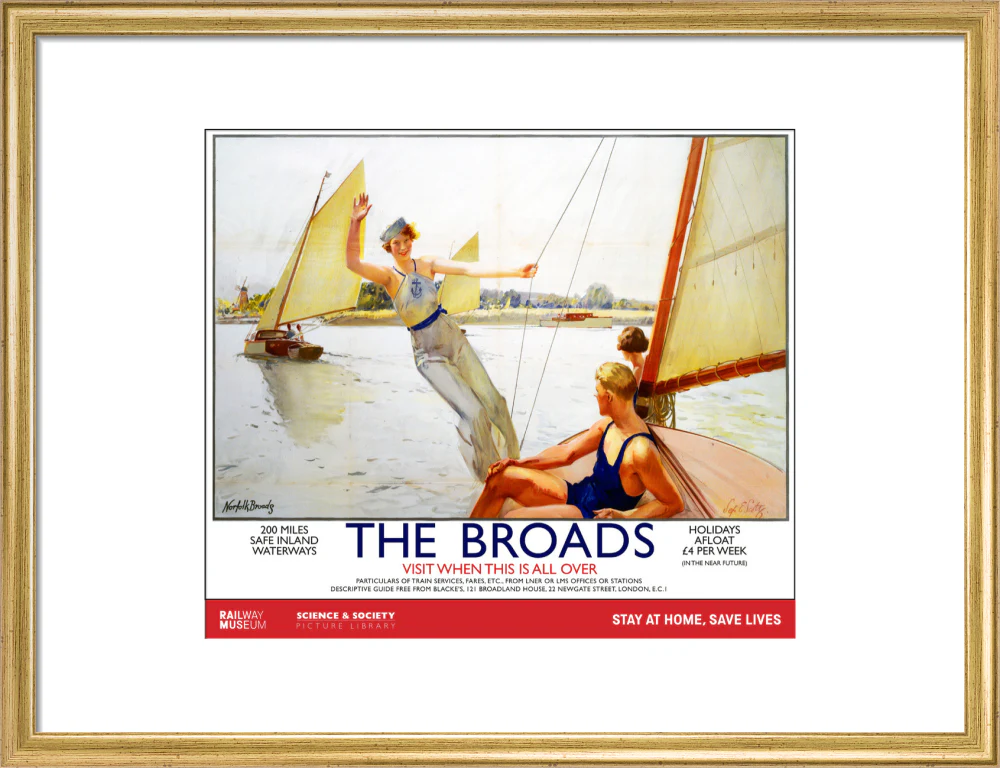 New Lockdown Travel Poster - The Broads - Image 15