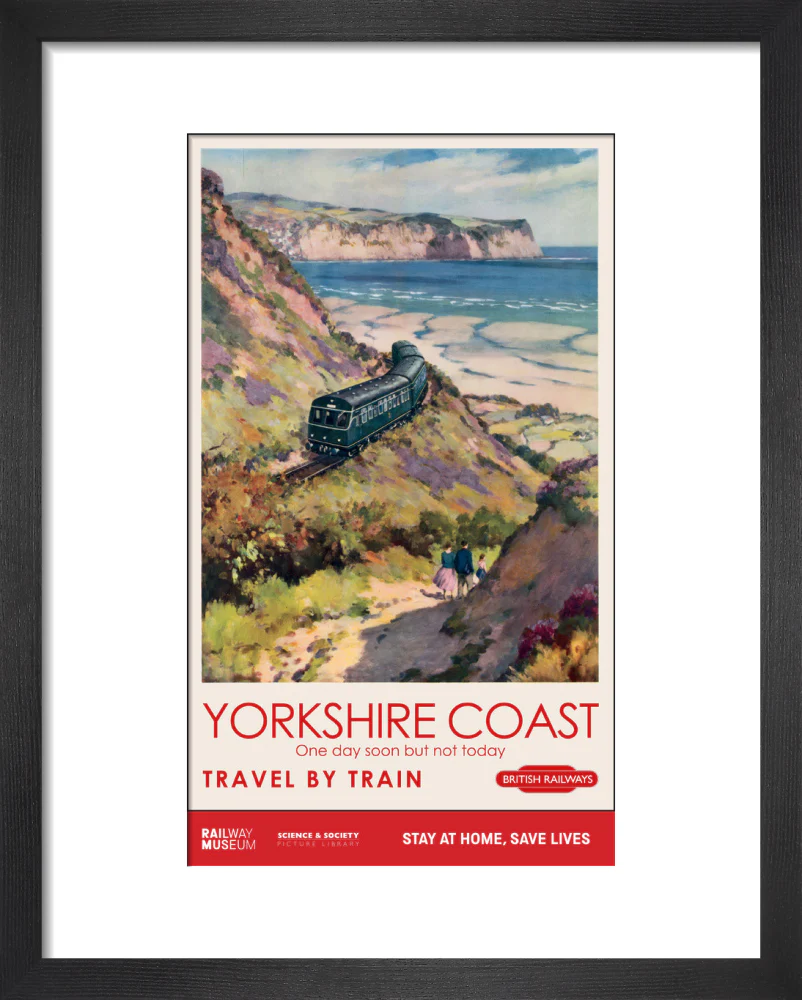 New Lockdown Travel Poster - Yorkshire Coast - Image 3
