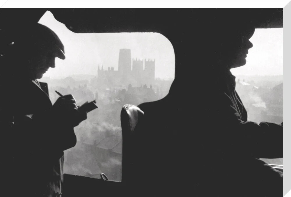 View over Durham from the cab of Dominion of Canada, 1957 - Image 34