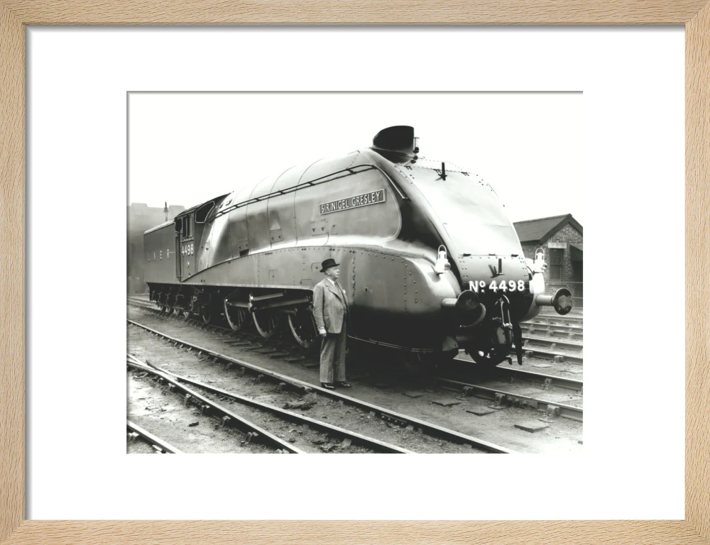 Sir H Nigel Gresley, railway engineer, March 1938. - Image 11