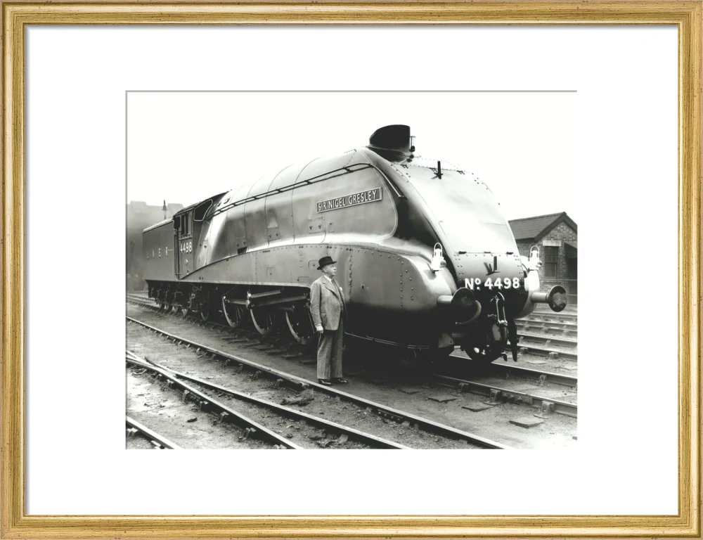 Sir H Nigel Gresley, railway engineer, March 1938. - Image 15