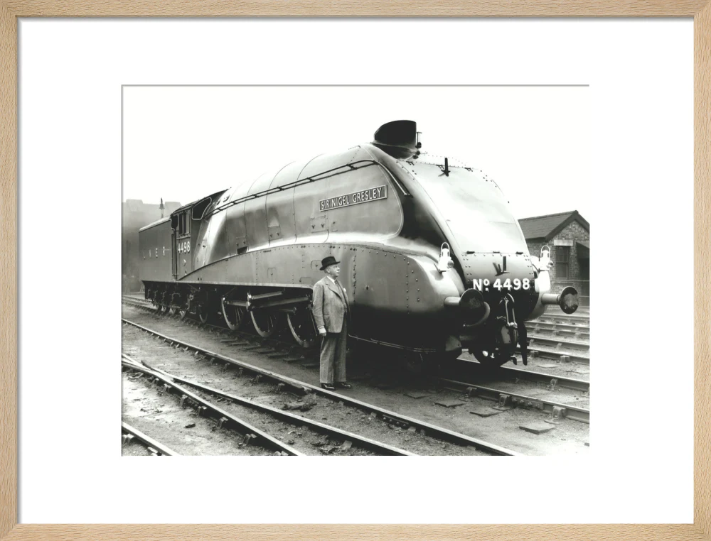 Sir H Nigel Gresley, railway engineer, March 1938. - Image 16