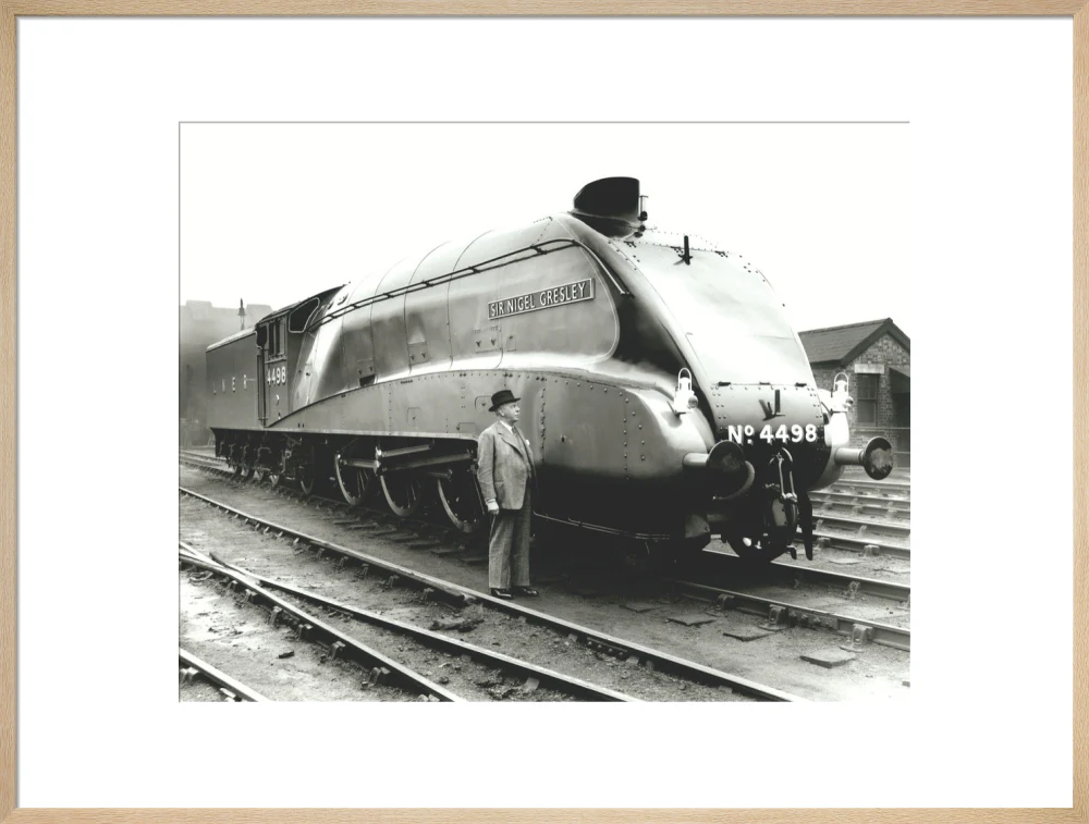 Sir H Nigel Gresley, railway engineer, March 1938. - Image 26