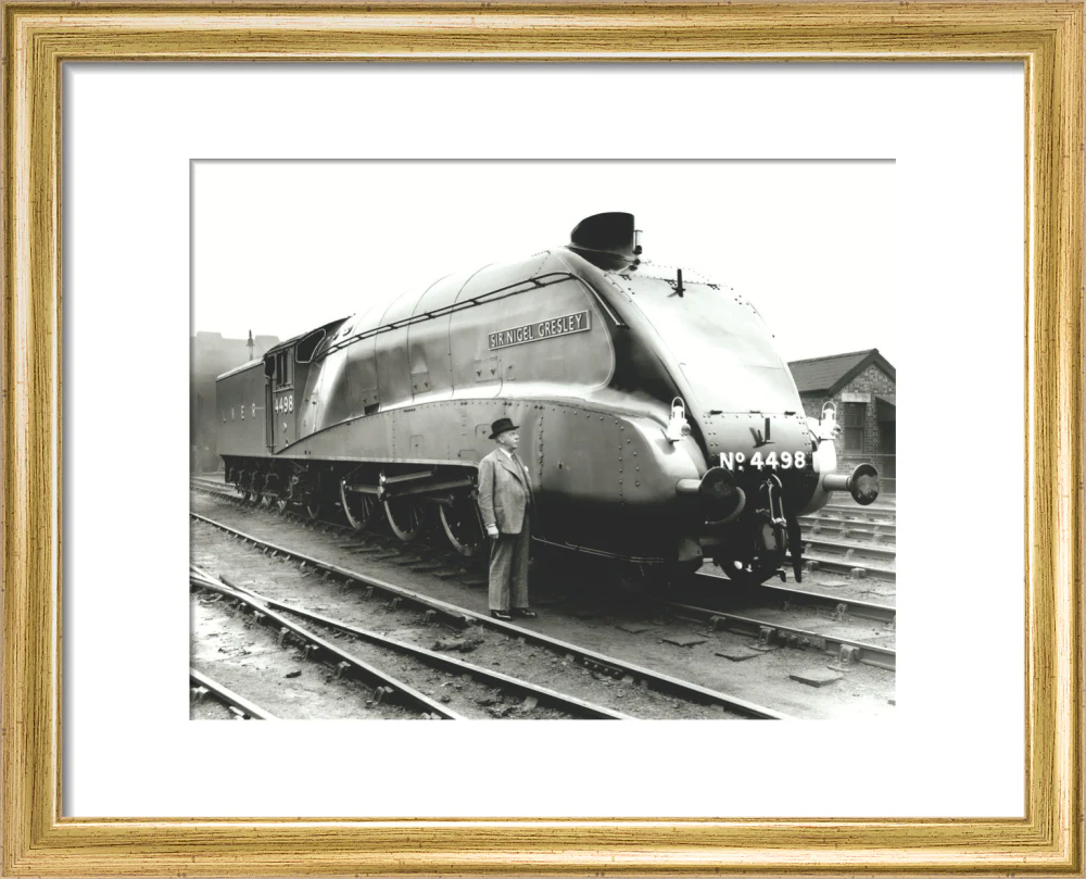 Sir H Nigel Gresley, railway engineer, March 1938. - Image 38