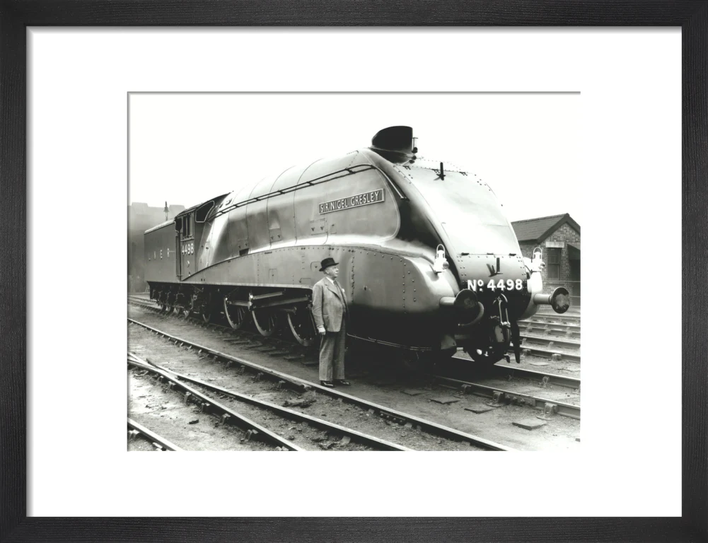 Sir H Nigel Gresley, railway engineer, March 1938. - Image 41