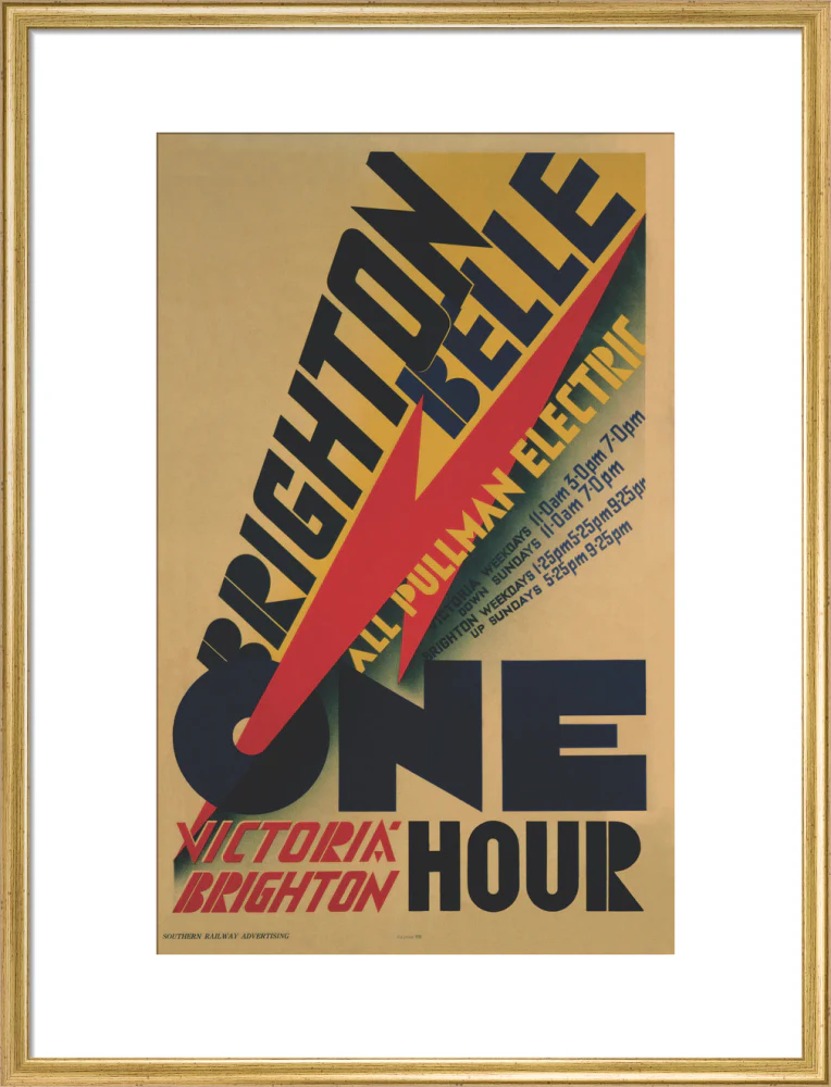 'Brighton Belle', SR poster, 1934. - Image 20