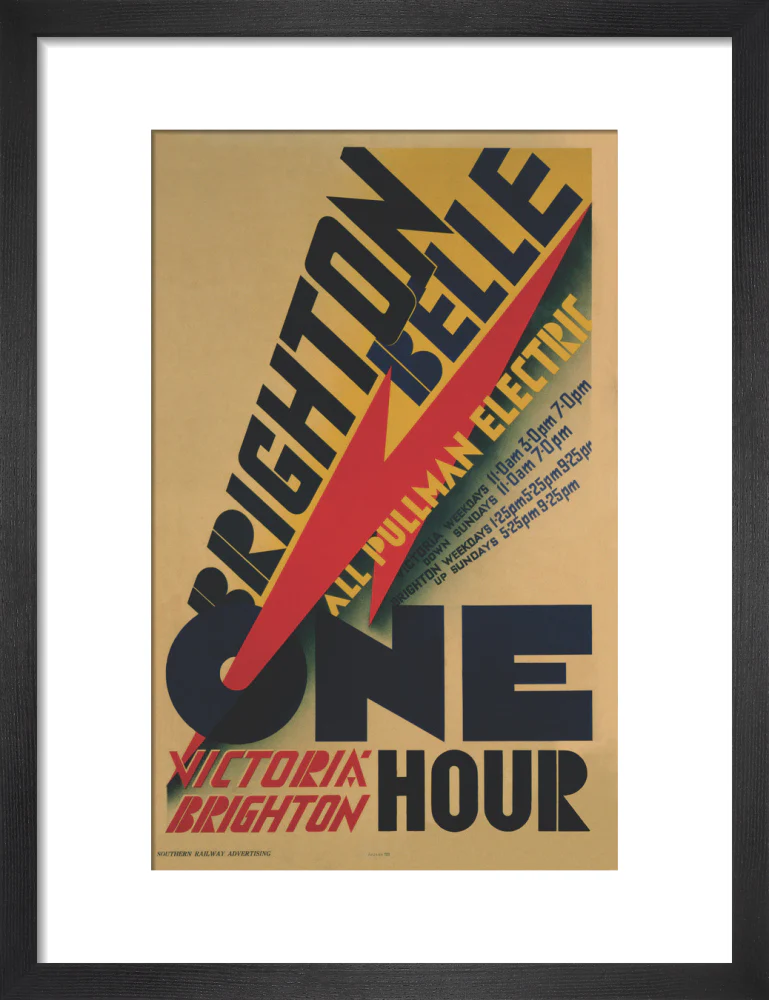 'Brighton Belle', SR poster, 1934. - Image 41