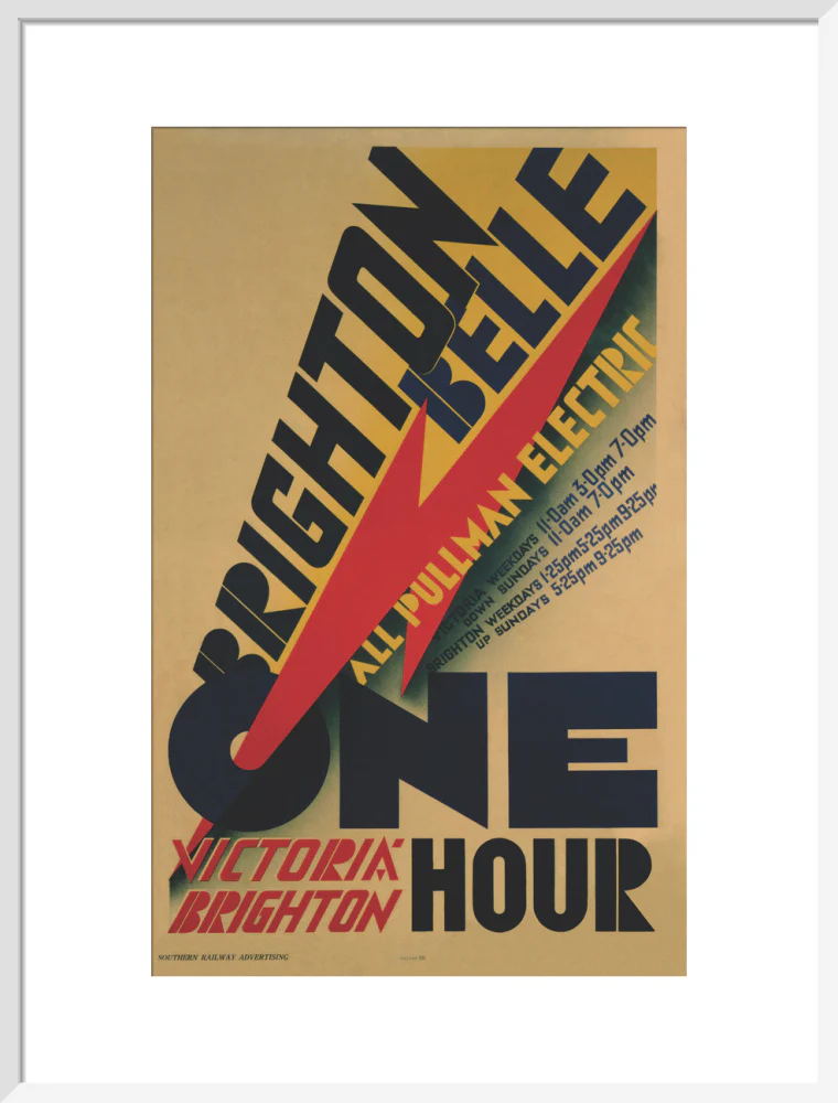 'Brighton Belle', SR poster, 1934. - Image 52