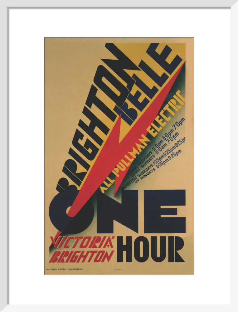 'Brighton Belle', SR poster, 1934. - Image 80