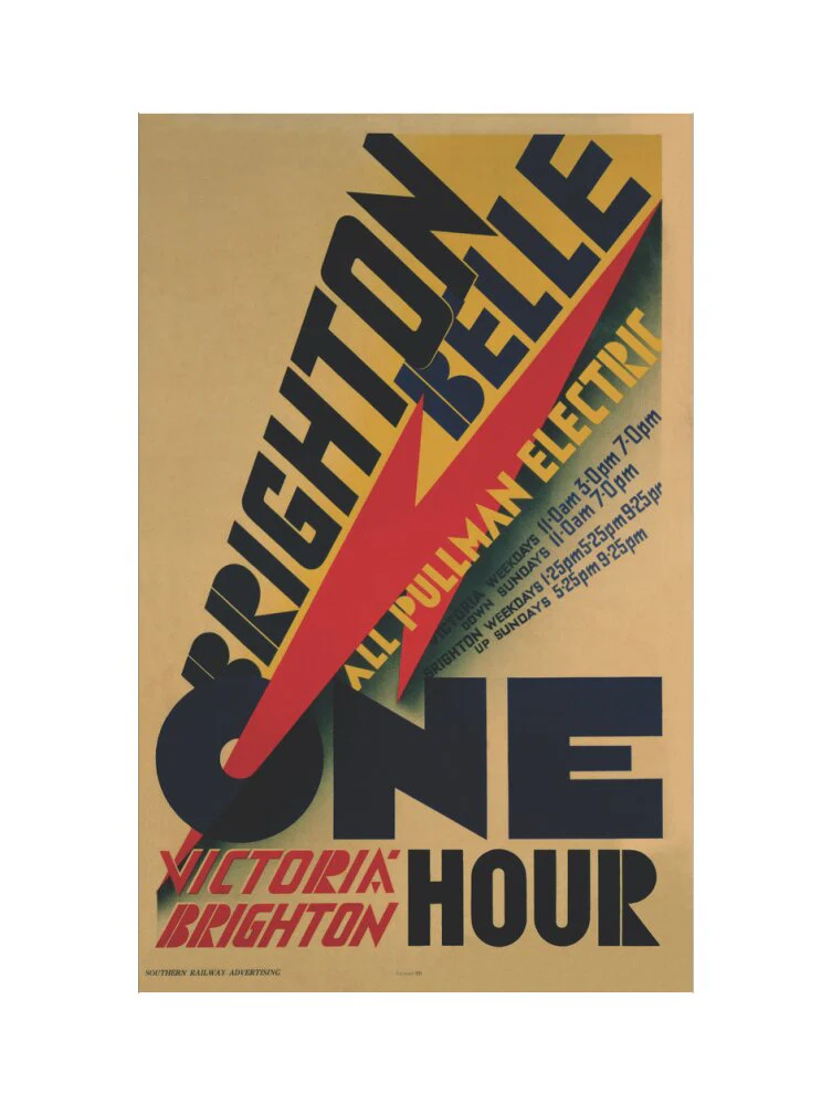 'Brighton Belle', SR poster, 1934. - Image 83