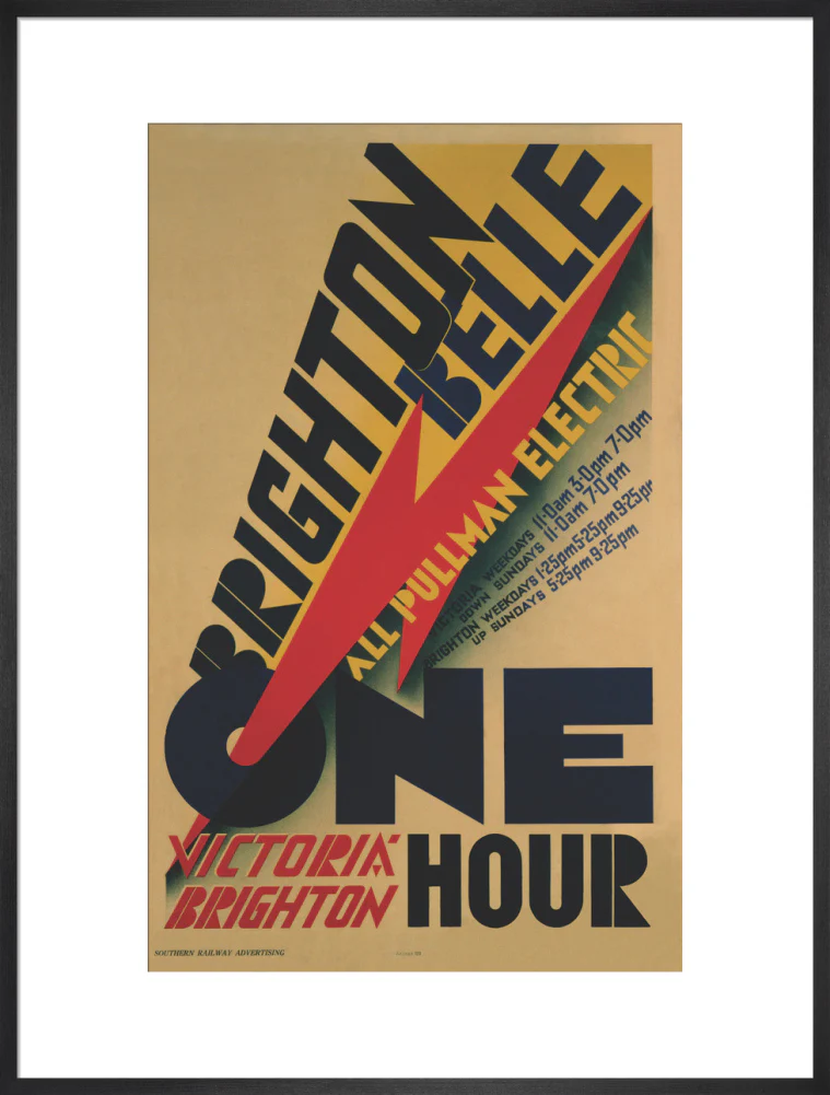 'Brighton Belle', SR poster, 1934. - Image 89