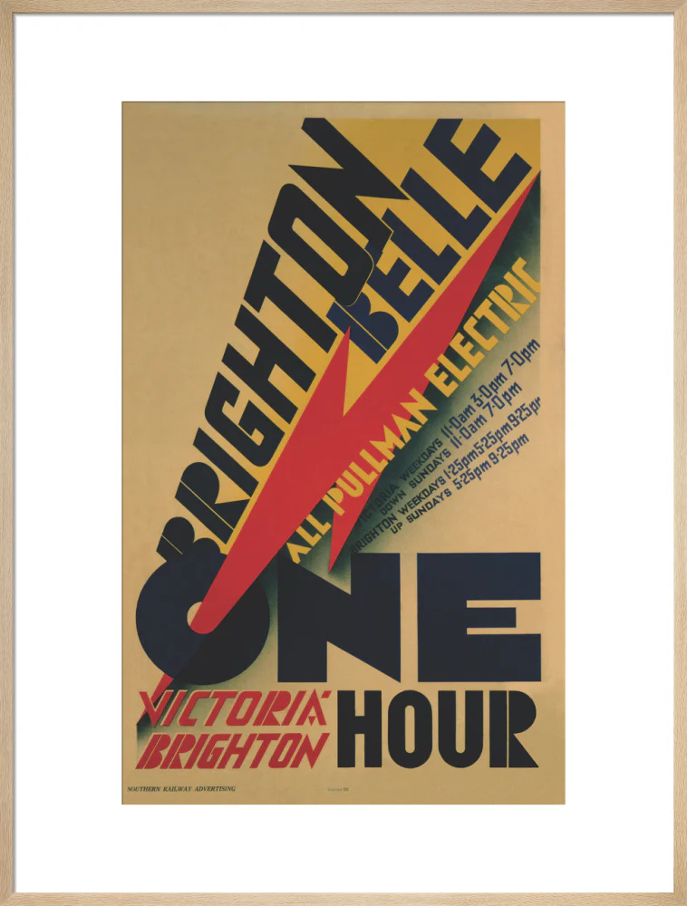 'Brighton Belle', SR poster, 1934. - Image 92