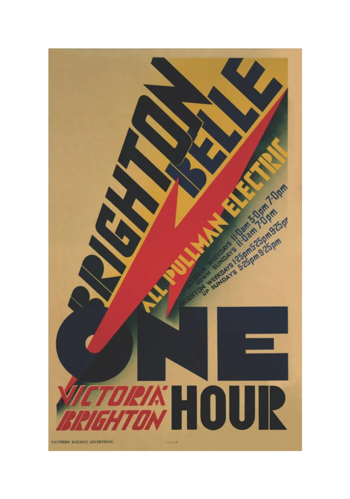 'Brighton Belle', SR poster, 1934. - Image 94