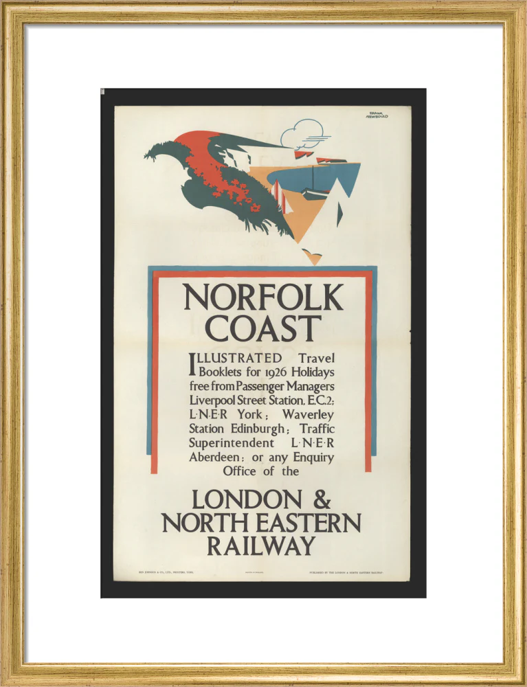 Norfolk Coast - Illustrated Travel Booklets for 1926 Holidays, by Frank Newbould - Image 15