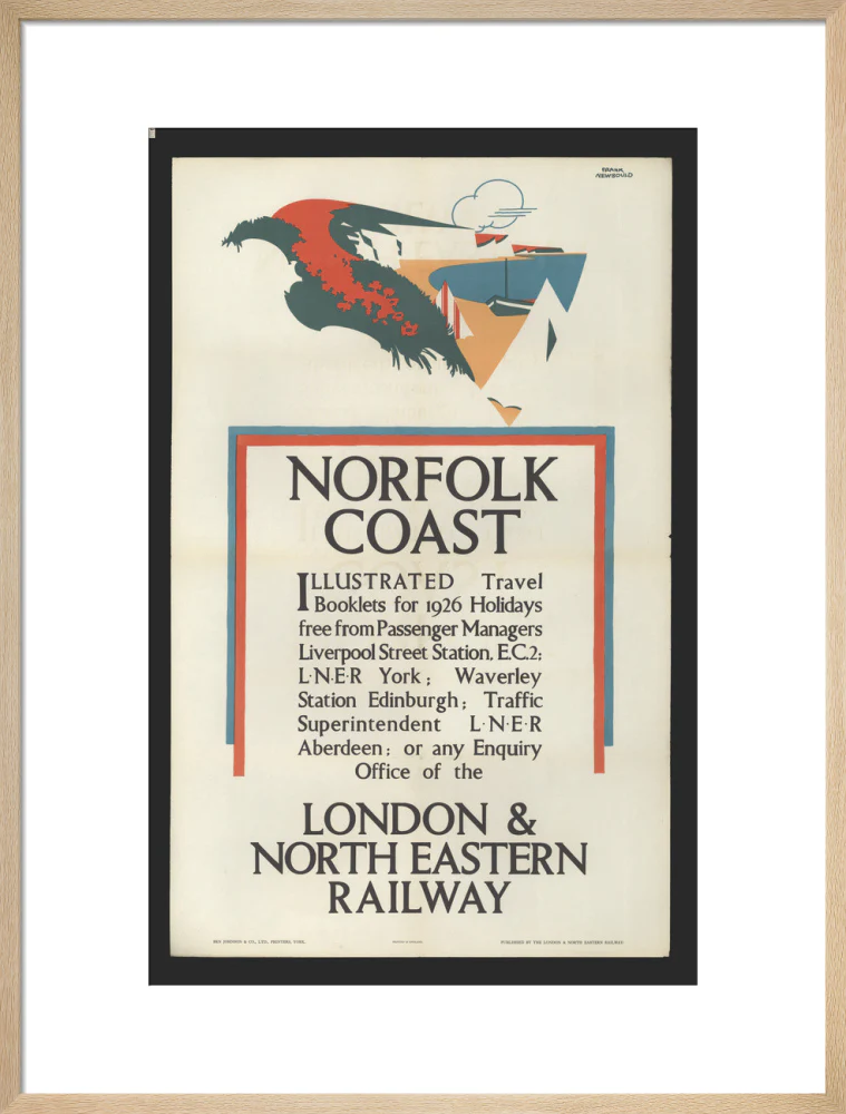 Norfolk Coast - Illustrated Travel Booklets for 1926 Holidays, by Frank Newbould - Image 21