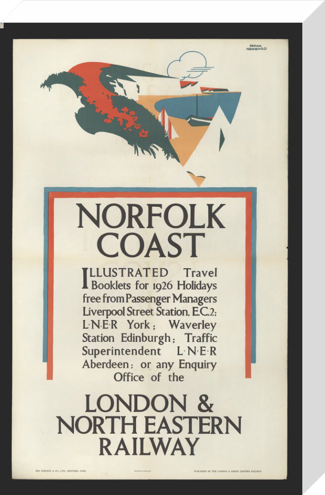 Norfolk Coast - Illustrated Travel Booklets for 1926 Holidays, by Frank Newbould - Image 32