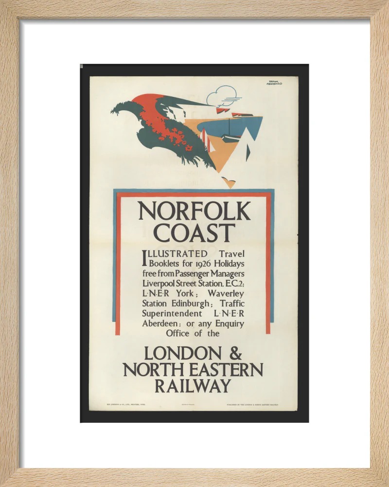 Norfolk Coast - Illustrated Travel Booklets for 1926 Holidays, by Frank Newbould - Image 39