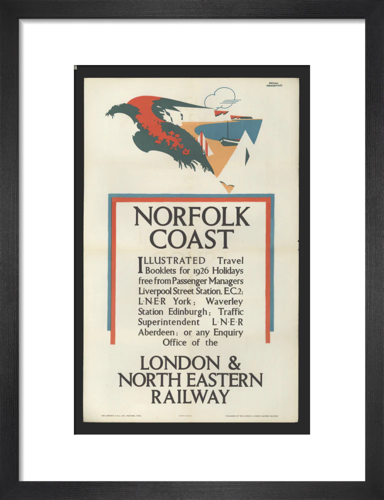 Norfolk Coast - Illustrated Travel Booklets for 1926 Holidays, by Frank Newbould - Image 41