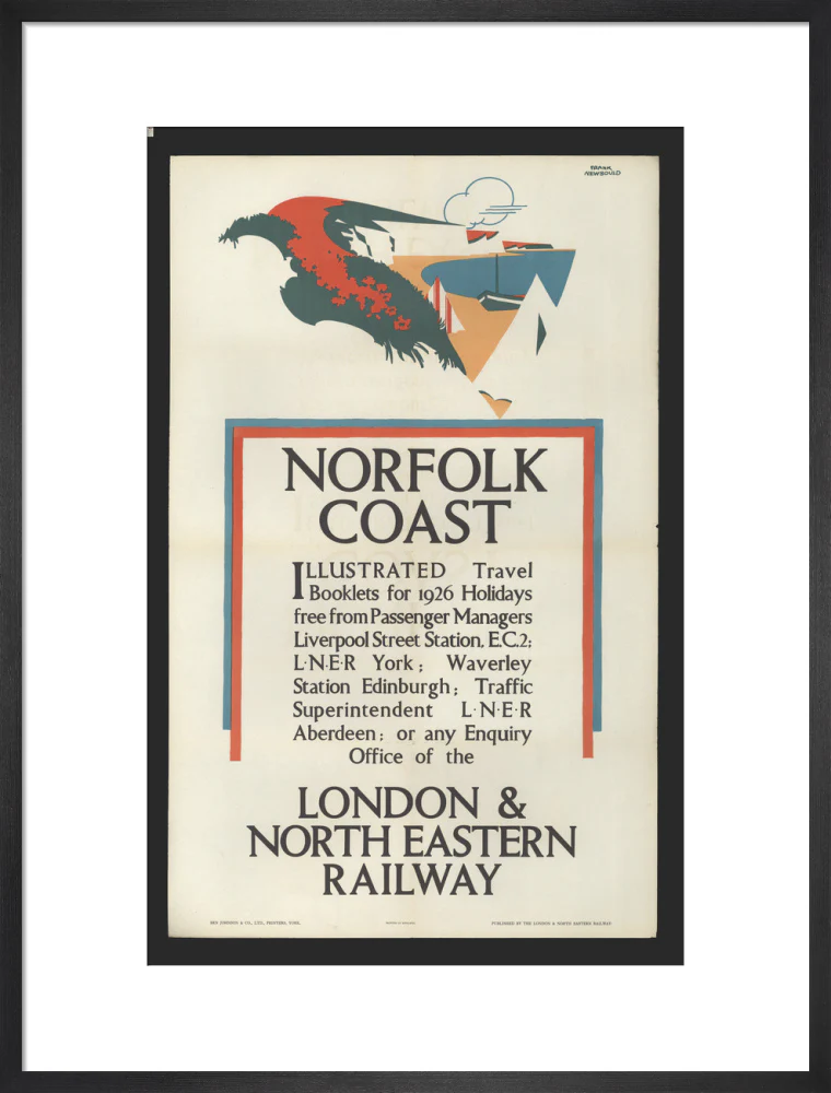 Norfolk Coast - Illustrated Travel Booklets for 1926 Holidays, by Frank Newbould - Image 51
