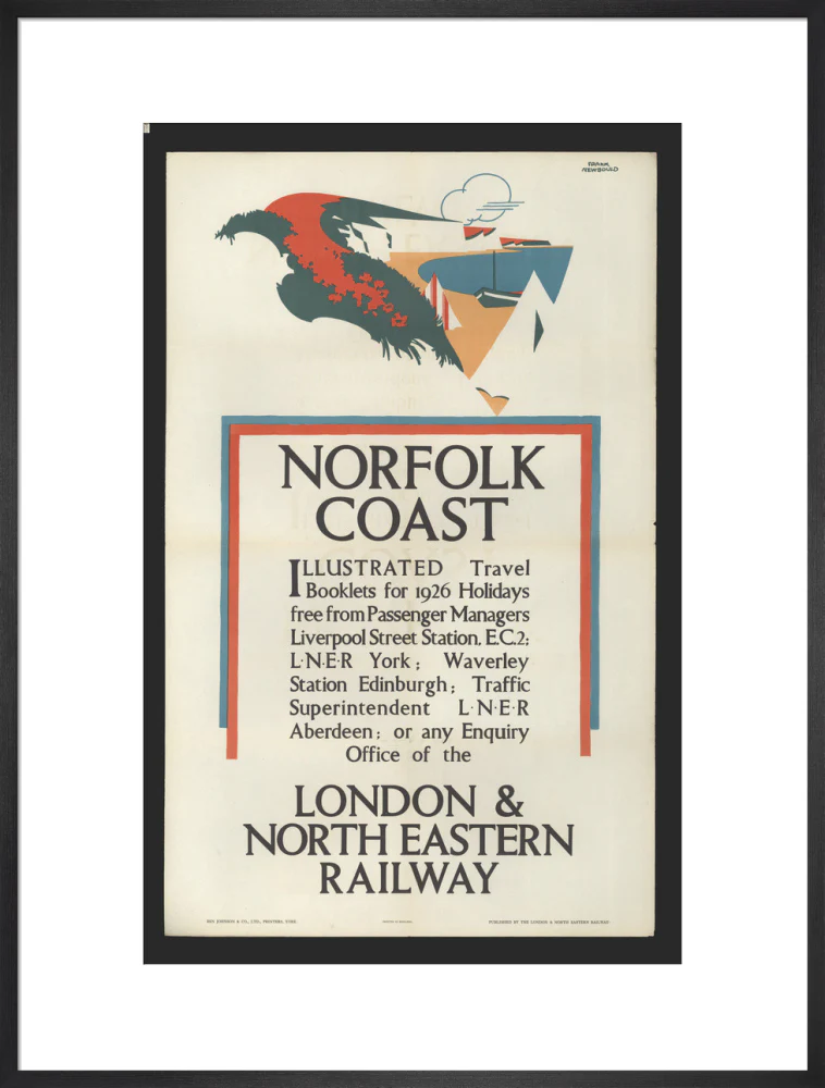 Norfolk Coast - Illustrated Travel Booklets for 1926 Holidays, by Frank Newbould - Image 56