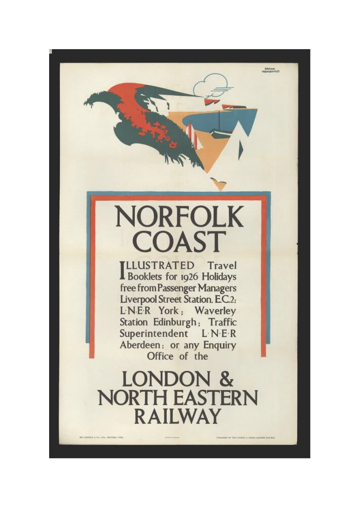 Norfolk Coast - Illustrated Travel Booklets for 1926 Holidays, by Frank Newbould - Image 61