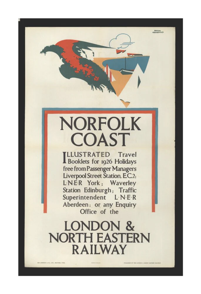 Norfolk Coast - Illustrated Travel Booklets for 1926 Holidays, by Frank Newbould - Image 63