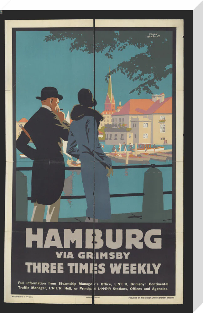 London & North Eastern Railway, Hamburg via Grimsby - three Times Weekly, by Frank Newbould.ﾠ - Image 33