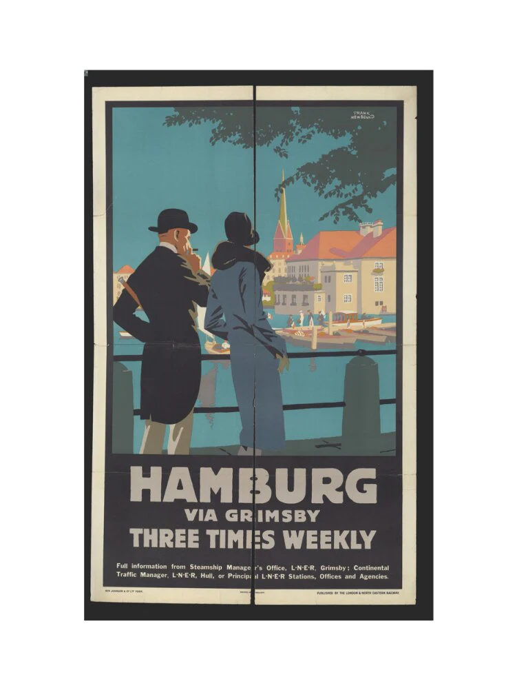 London & North Eastern Railway, Hamburg via Grimsby - three Times Weekly, by Frank Newbould.ﾠ - Image 45