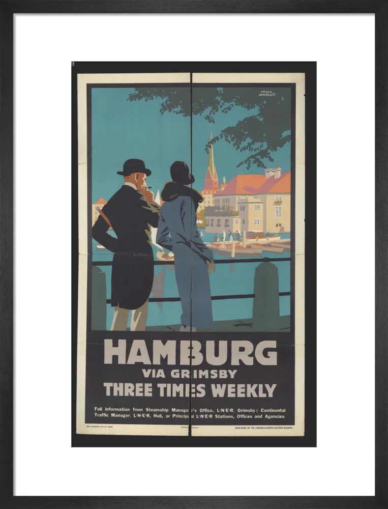 London & North Eastern Railway, Hamburg via Grimsby - three Times Weekly, by Frank Newbould.ﾠ - Image 46