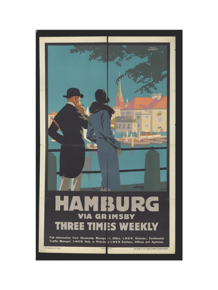 London & North Eastern Railway, Hamburg via Grimsby - three Times Weekly, by Frank Newbould.ﾠ - Image 50