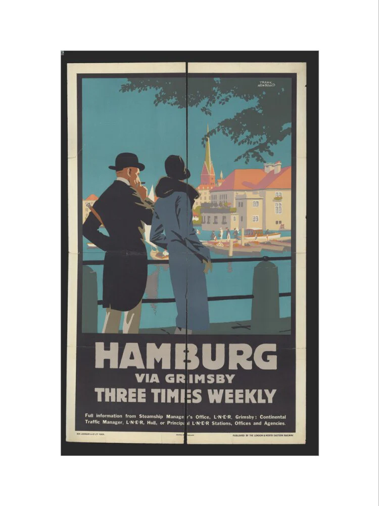 London & North Eastern Railway, Hamburg via Grimsby - three Times Weekly, by Frank Newbould.ﾠ - Image 7