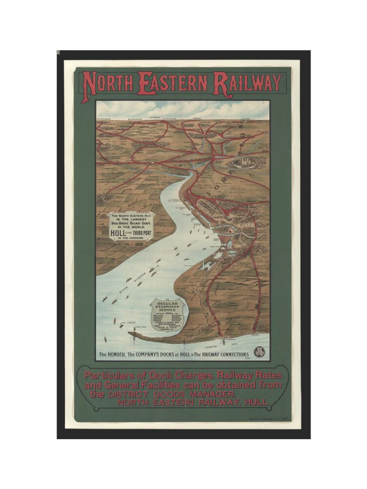 The Humber, the Company's Docks at Hull & the Railway Connections by Percy Home,1909. - Image 50