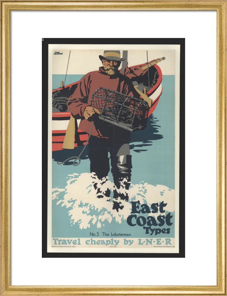 East Coast Types, No 3, The Lobsterman, by Frank Newbould, 1931. - Image 15