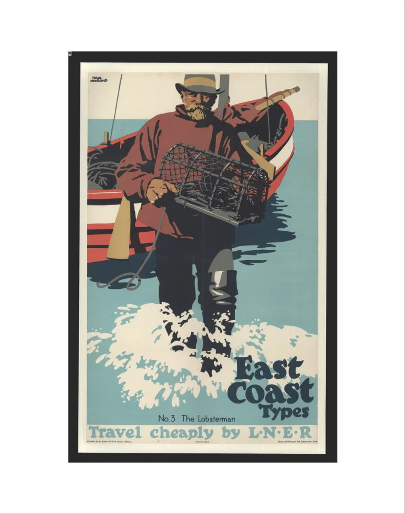 East Coast Types, No 3, The Lobsterman, by Frank Newbould, 1931. - Image 2