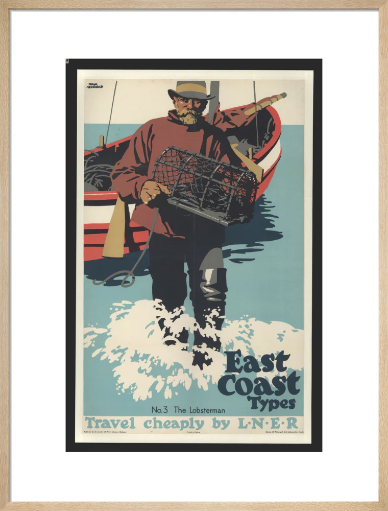 East Coast Types, No 3, The Lobsterman, by Frank Newbould, 1931. - Image 21