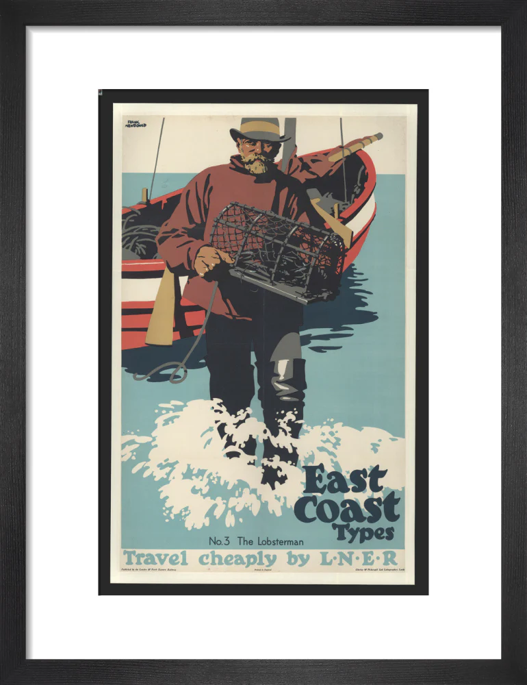 East Coast Types, No 3, The Lobsterman, by Frank Newbould, 1931. - Image 41