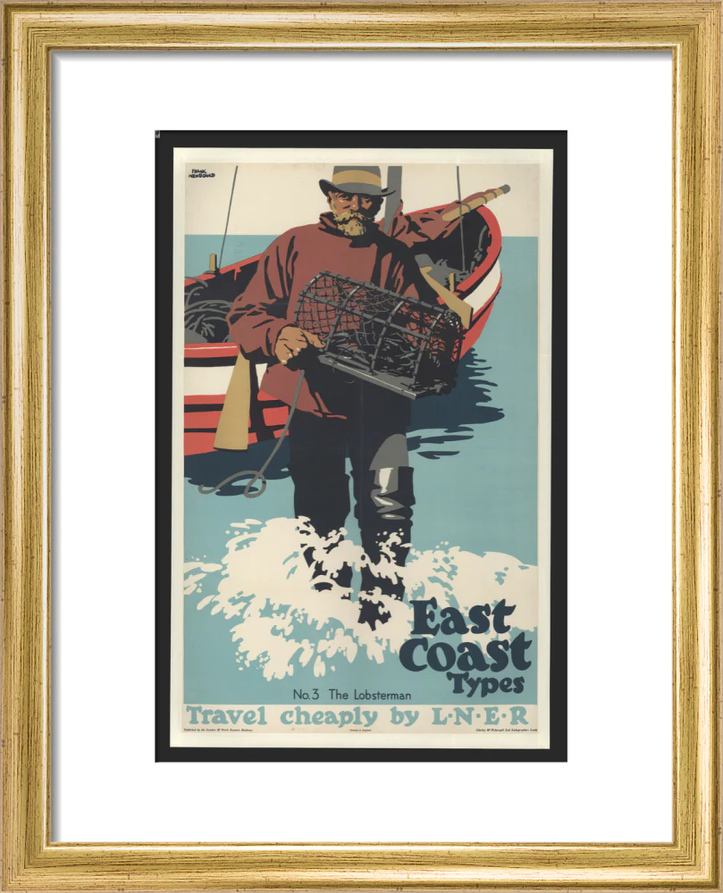 East Coast Types, No 3, The Lobsterman, by Frank Newbould, 1931. - Image 5