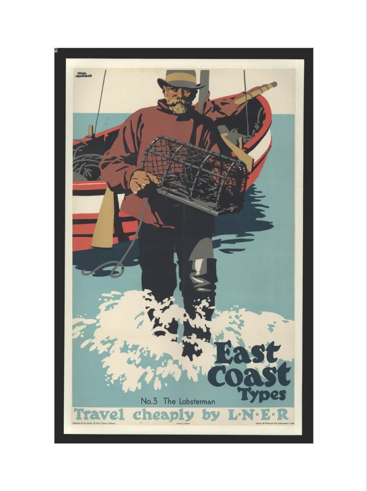 East Coast Types, No 3, The Lobsterman, by Frank Newbould, 1931. - Image 55