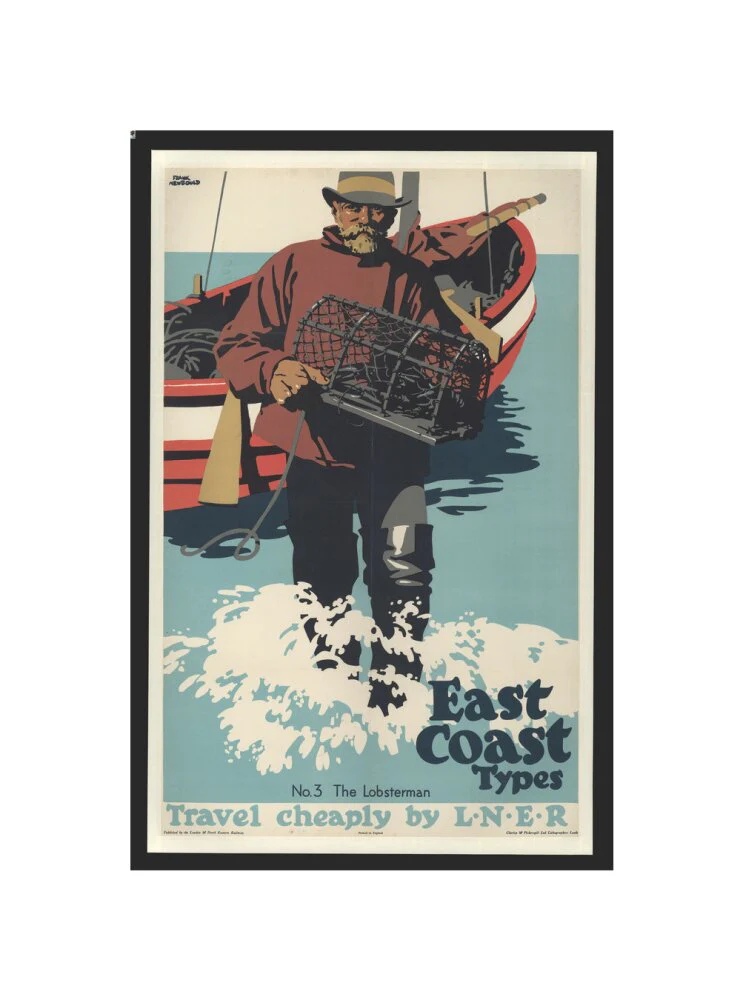 East Coast Types, No 3, The Lobsterman, by Frank Newbould, 1931. - Image 60