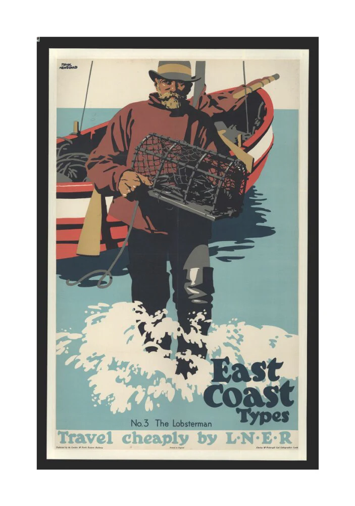 East Coast Types, No 3, The Lobsterman, by Frank Newbould, 1931. - Image 62