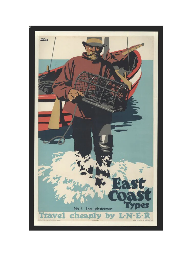 East Coast Types, No 3, The Lobsterman, by Frank Newbould, 1931. - Image 7