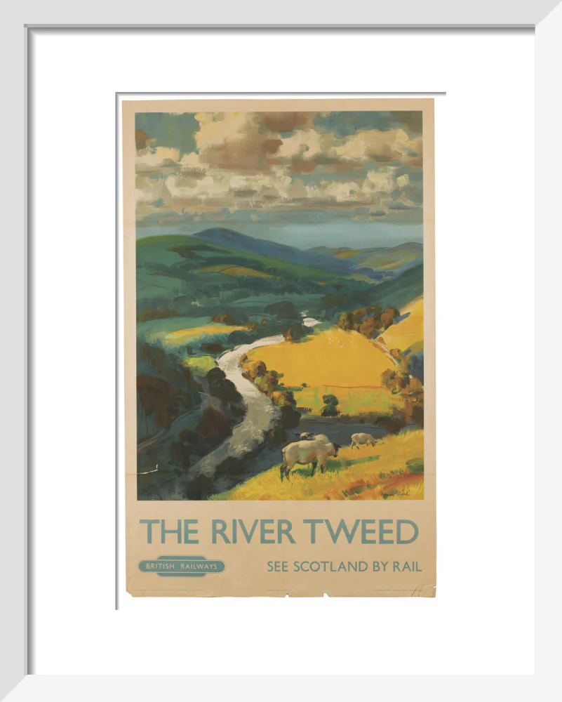 Poster, Norman Hepple, The River Tweed 1955 - Image 37