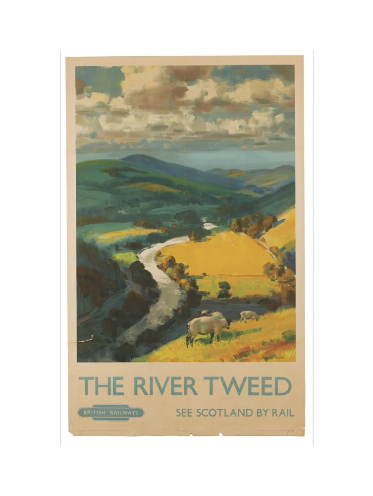 Poster, Norman Hepple, The River Tweed 1955 - Image 50