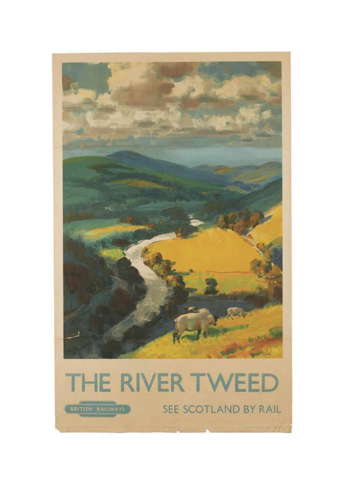 Poster, Norman Hepple, The River Tweed 1955 - Image 61