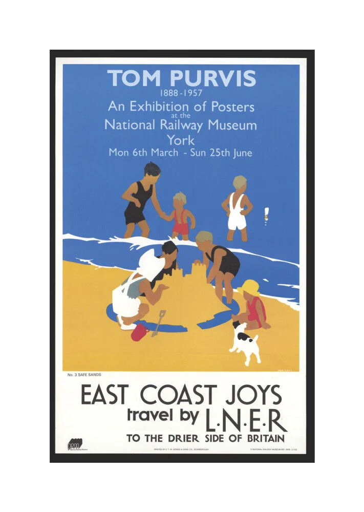 Tom Purvis Exhibition at National Railway Museum, 1989. - Image 28