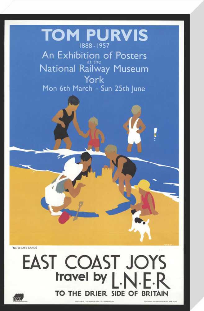 Tom Purvis Exhibition at National Railway Museum, 1989. - Image 65