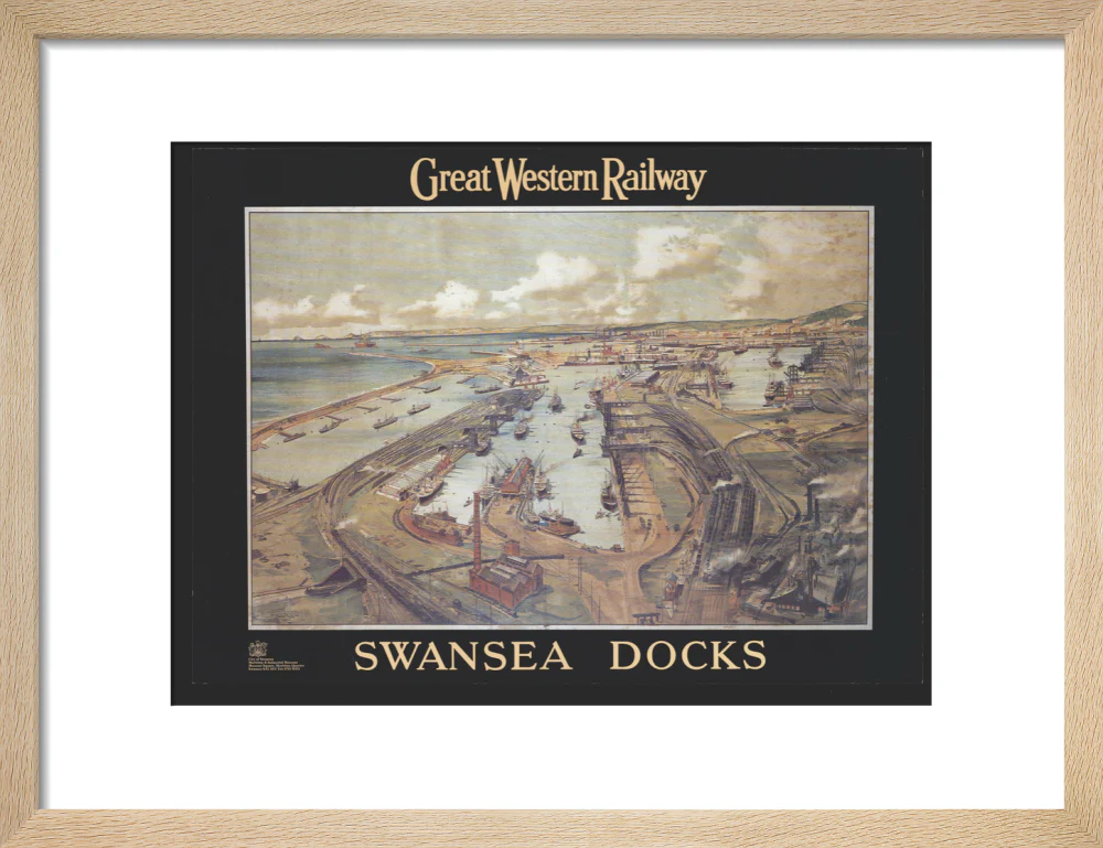 Great Western Railway, reproduction, Swansea Docks. - Image 11