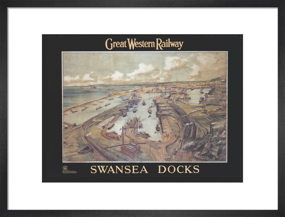 Great Western Railway, reproduction, Swansea Docks. - Image 13